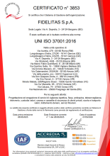 Certificato ISO37001